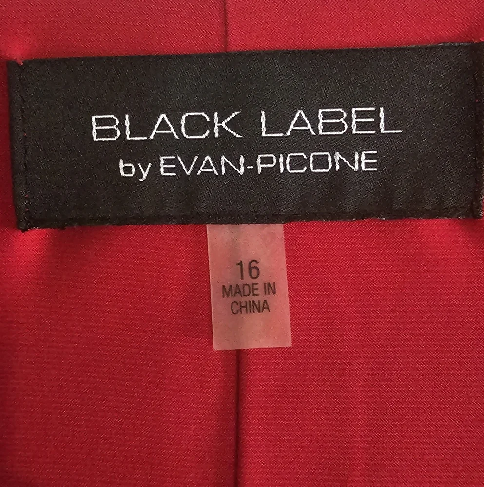Black Label Red Dress - Picture 2 of 3
